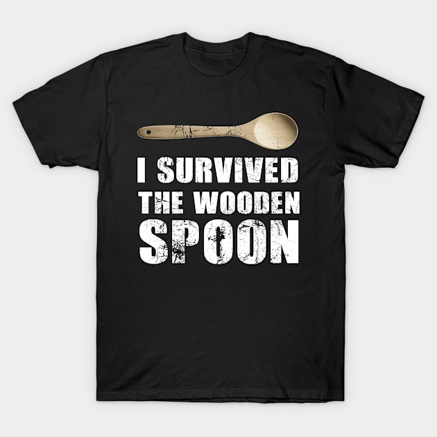 I Survived The Wooden Spoon Survivor Italian Gift T-Shirt by Alex21